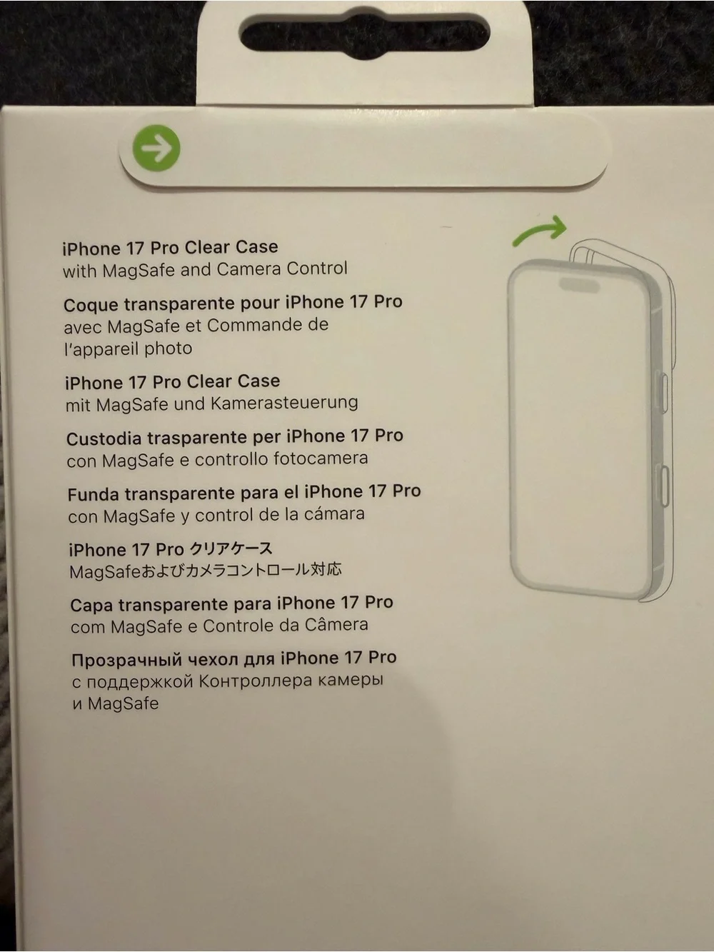 Apple iPhone 17 Pro Clear Case NWT